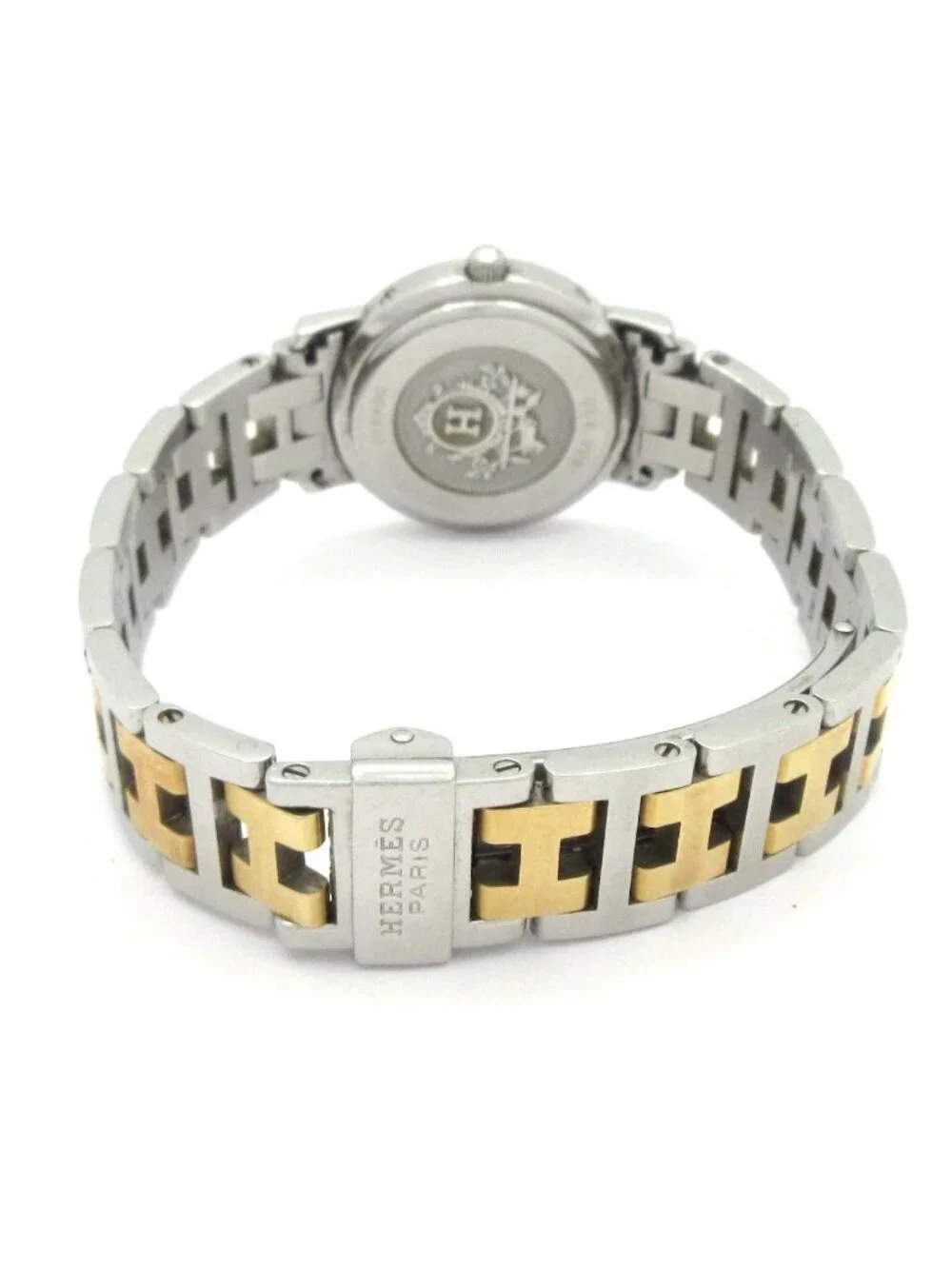 Hermes Watch Clipper White